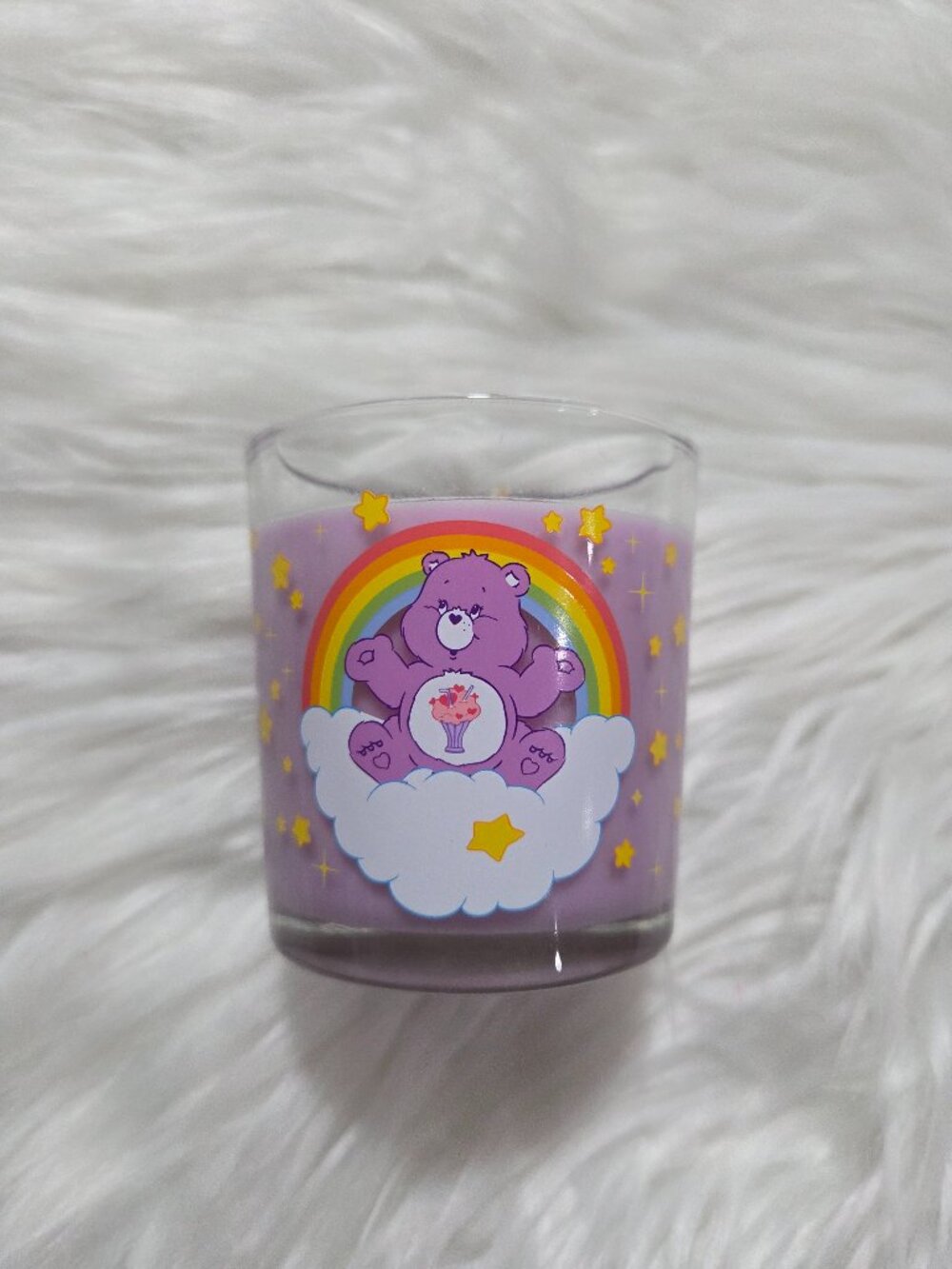 Care Bears Purple Share Bear Candle